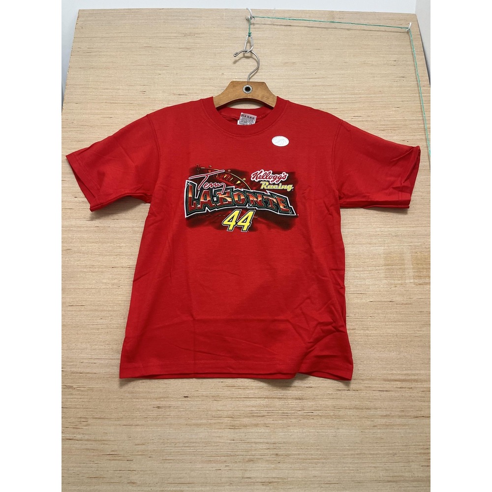 Terry Labonte Shirt Youth Medium 10/12‎ NASCAR 44 Kellogg's Racing Vintage Tee